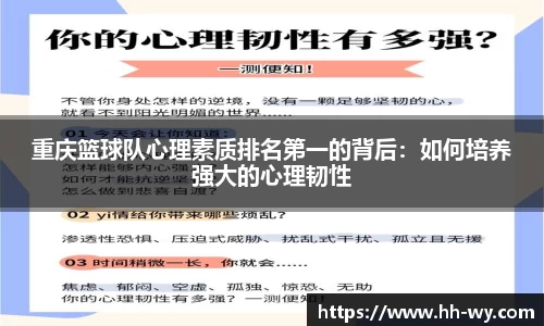 重庆篮球队心理素质排名第一的背后：如何培养强大的心理韧性